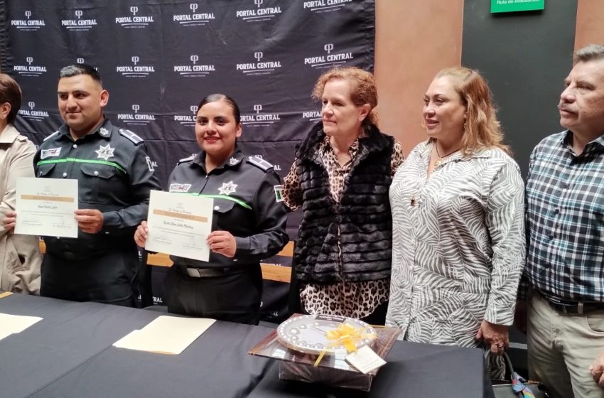  Patronato Pro Centro Histórico de Toluca reconoce a policías municipales