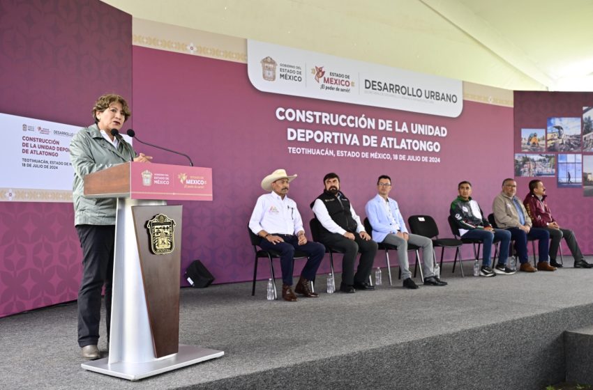  Anuncia Gobernadora unidades deportivas en Teotihuacán y San Martín de las Pirámides