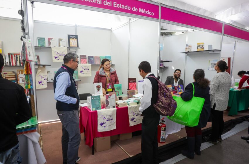  IEEM PRESENTE EN LA FERIA INTERNACIONAL  DEL LIBRO DEL ESTADO DE MÉXICO, 2025