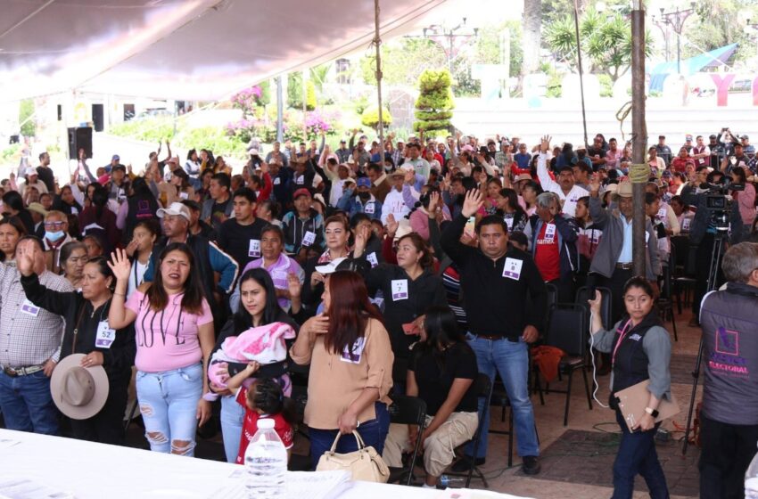 IEEM PRESENTE EN ASAMBLEA DE CONSULTA PREVIA  EN TEMOAYA