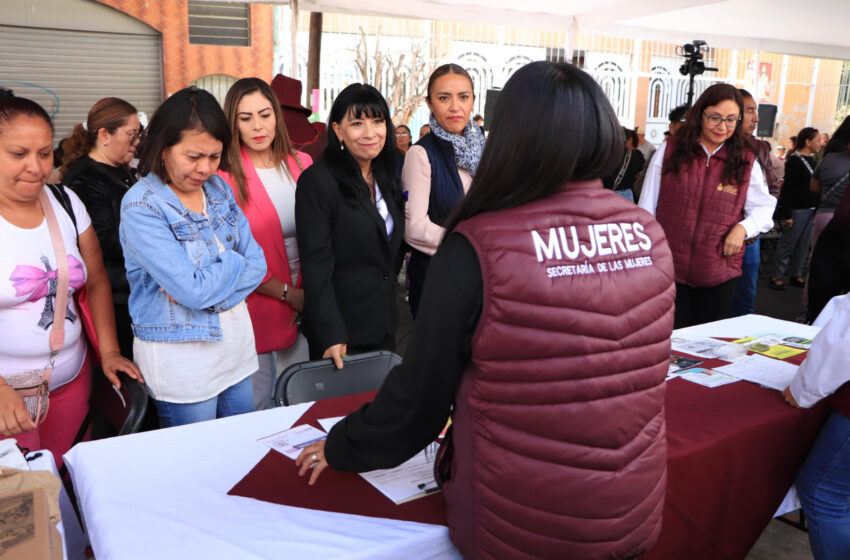 DELFINA GÓMEZ BRINDA SERVICIOS INTEGRALES GRATUITOS A MUJERES