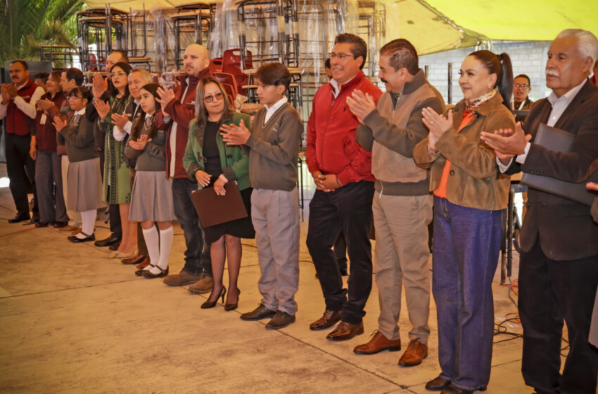 INVIERTE GEM EN INFRAESTRUCTURA ESCOLAR PARA TENANGO DEL VALLE